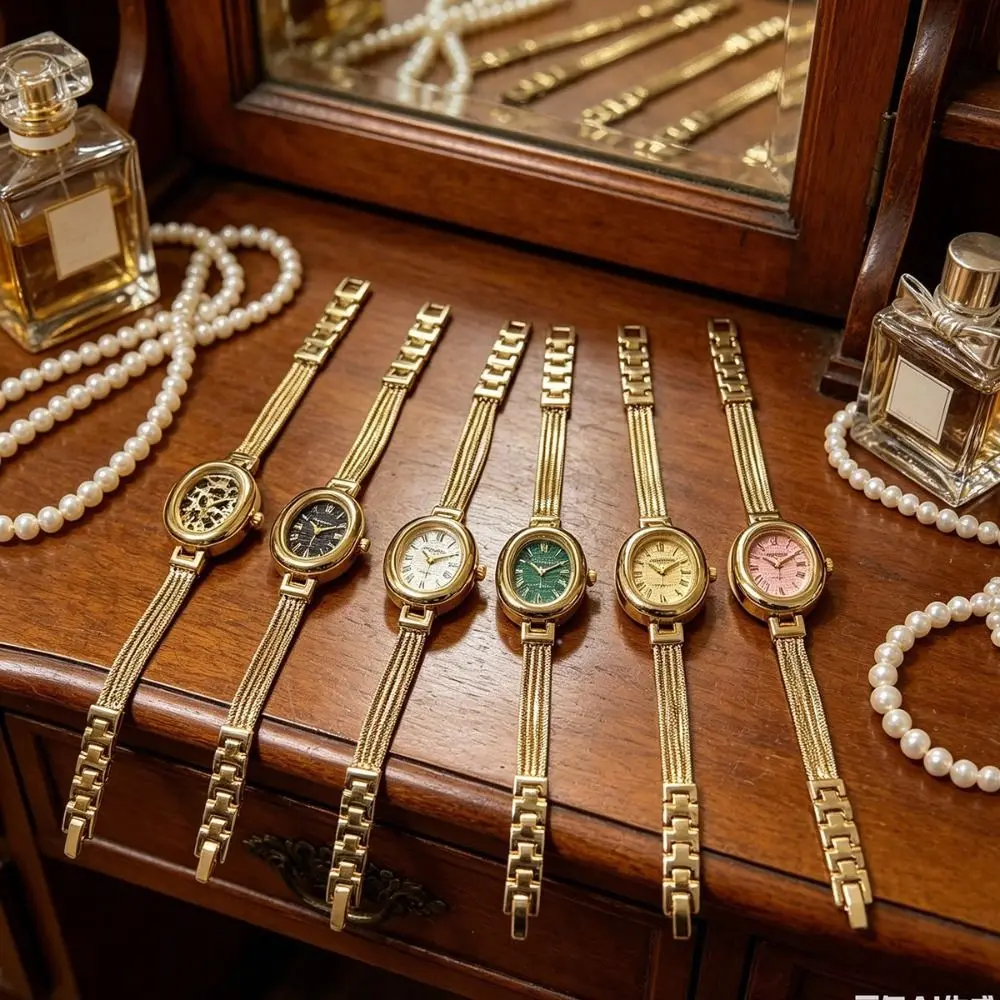 Antique Alloy Quartz Wristwatch Gold Fashion Accessory Tassel Chains Watch Oval Quartz Watch Daily Use
Antique Alloy Quartz Wristwatch Gold Fashion Accessory Tassel Chains Watch Oval Quartz Watch Daily Use