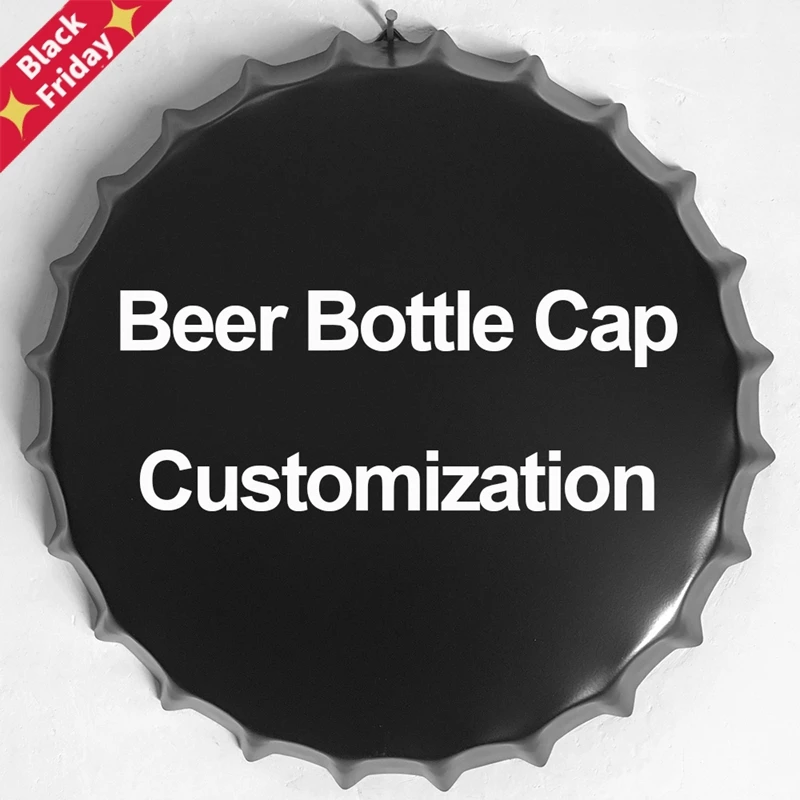 Beer Bottle Cap Customization Vintage Metal Tin Signs Cafe Bar Signboard Wall Decor Retro Plaque Nostalgia Metal Poster
Beer Bottle Cap Customization Vintage Metal Tin Signs Cafe Bar Signboard Wall Decor Retro Plaque Nostalgia Metal Poster