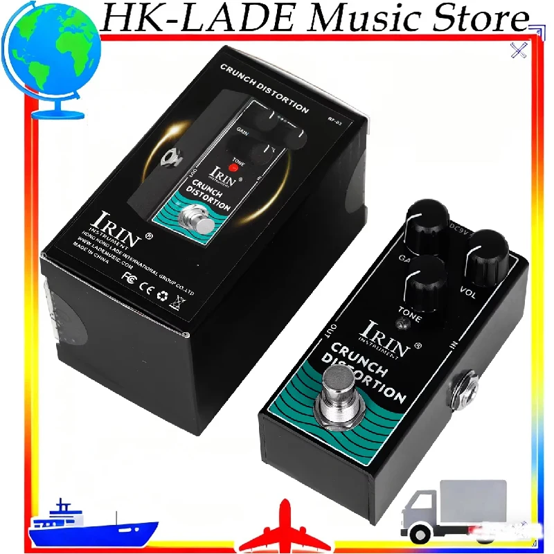 Гитарная педаль эффектов IRIN RF-03 Crunch Distortion: Британский классический рок-дисторшн, True Bypass, аксессуары для гитары
Гитарная педаль эффектов IRIN RF-03 Crunch Distortion: Британский классический рок-дисторшн, True Bypass, аксессуары для гитары