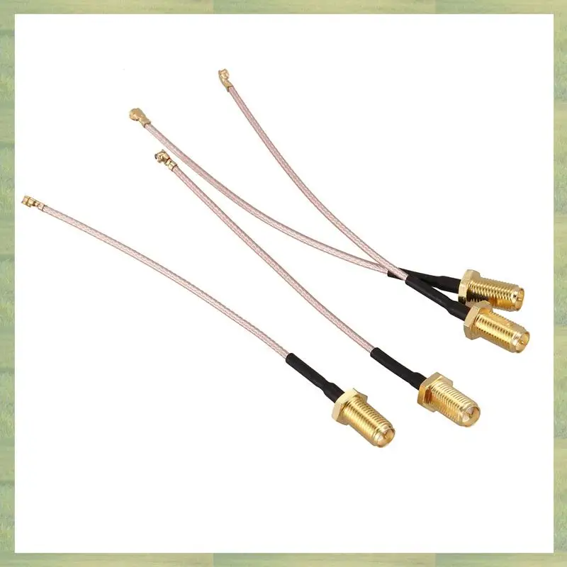 N15R-упаковка из 12 RF U.FL(/IPX) Mini PCI к RP-SMA, гнездовая косичка, Wi-Fi, коаксиальный кабель RG-178, кабель с низкими потерями (10 см)
N15R-упаковка из 12 RF U.FL(/IPX) Mini PCI к RP-SMA, гнездовая косичка, Wi-Fi, коаксиальный кабель RG-178, кабель с низкими потерями (10 см)