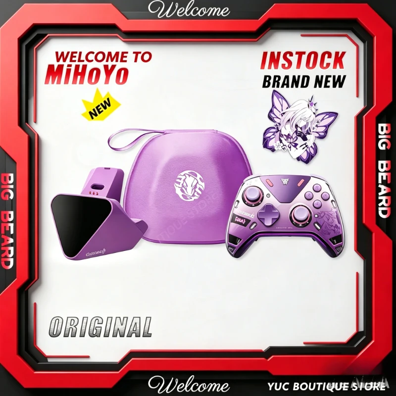 NEW miHoYo INSTOCK Honkai Star Rail Castorice Controller APEX 5 Elite Gamepads Wireless Gamepad Force Feedback Bluetooth Game
NEW miHoYo INSTOCK Honkai Star Rail Castorice Controller APEX 5 Elite Gamepads Wireless Gamepad Force Feedback Bluetooth Game