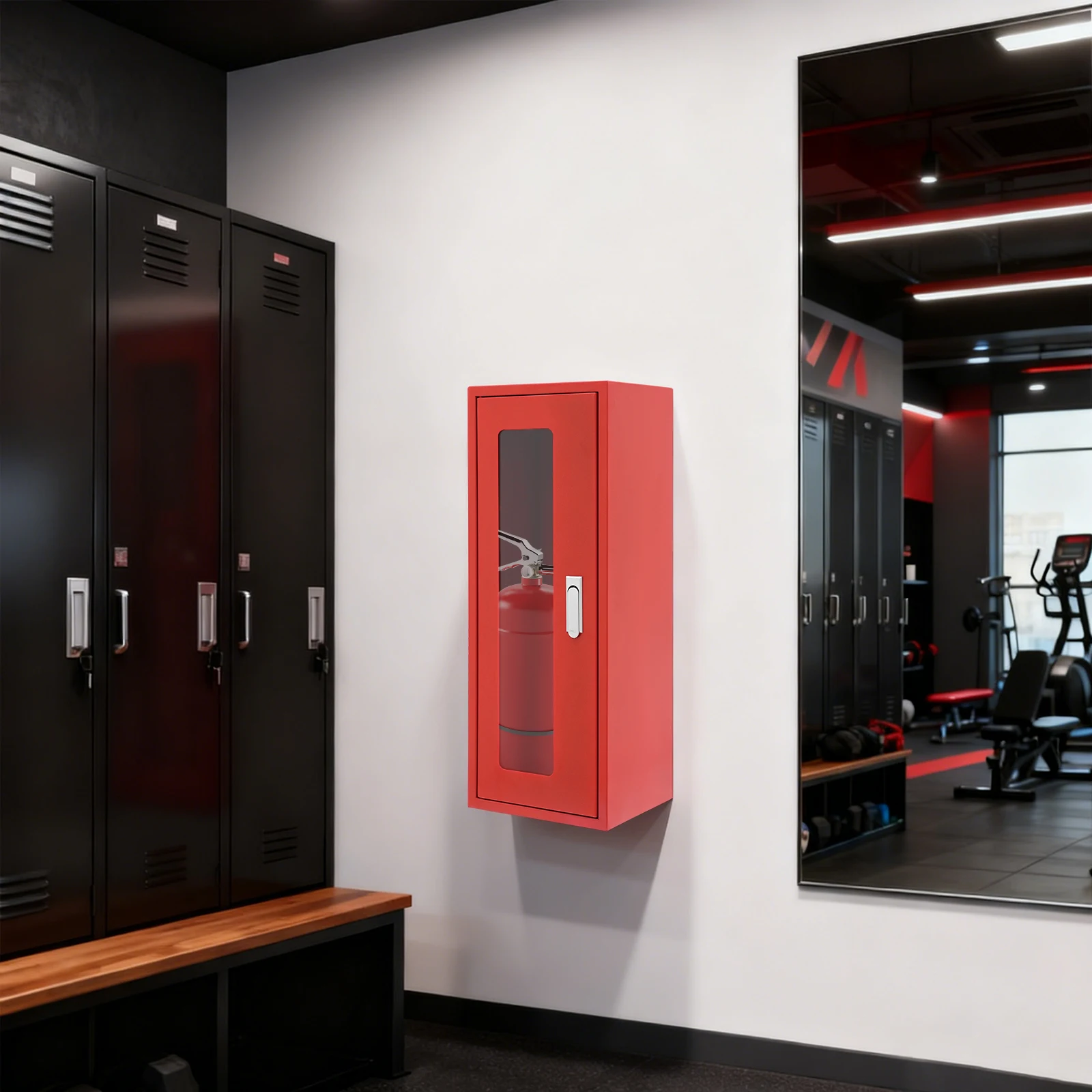 Red Rectangle Heavy Duty Fire Extinguisher Holder Carbon Steel Wall-mounted Fire Extinguisher for Commercial Industrial
Red Rectangle Heavy Duty Fire Extinguisher Holder Carbon Steel Wall-mounted Fire Extinguisher for Commercial Industrial