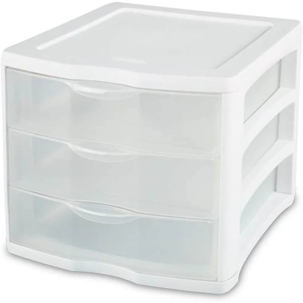 Compact Stacking 3 Drawer Storage Organizer System for Crafting Supplies, Home Office, or Dorm Room
Compact Stacking 3 Drawer Storage Organizer System for Crafting Supplies, Home Office, or Dorm Room