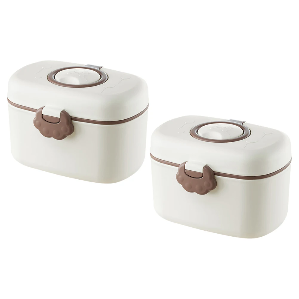 2 Pcs Milk Powder Box Containers for Food Travel Dispenser Rice Noodle Pp Breastmilk Storage 
2 Pcs Milk Powder Box Containers for Food Travel Dispenser Rice Noodle Pp Breastmilk Storage