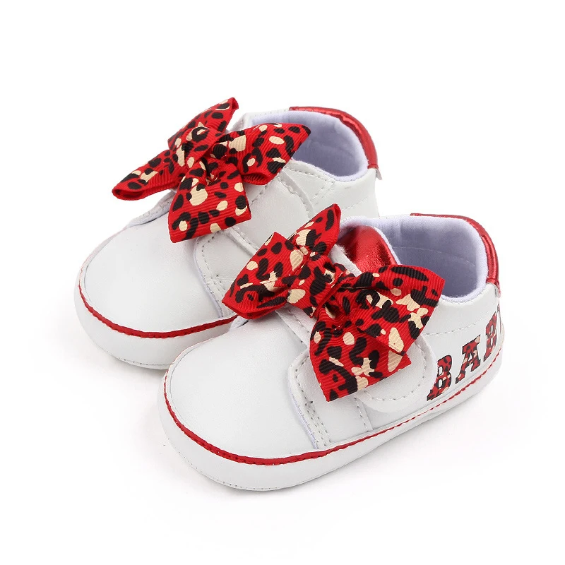 Infant Baby Girls Sneaker Fashion Casual Non-slip Lovely Bow Letters Leopard Print Flats First Walking Shoes
Infant Baby Girls Sneaker Fashion Casual Non-slip Lovely Bow Letters Leopard Print Flats First Walking Shoes