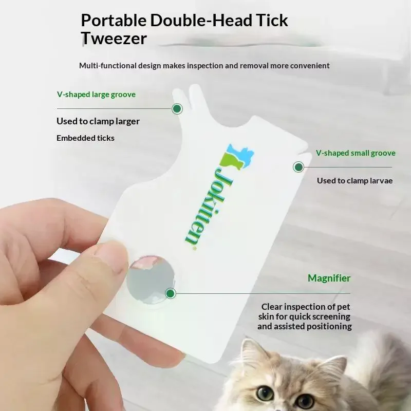 2/5Pcs Multi-Function Portable Pet Flea Removal Comb Card Double-Headed Lice Removal Comb For Dogs Cats Flea Removal Tool
2/5Pcs Multi-Function Portable Pet Flea Removal Comb Card Double-Headed Lice Removal Comb For Dogs Cats Flea Removal Tool
