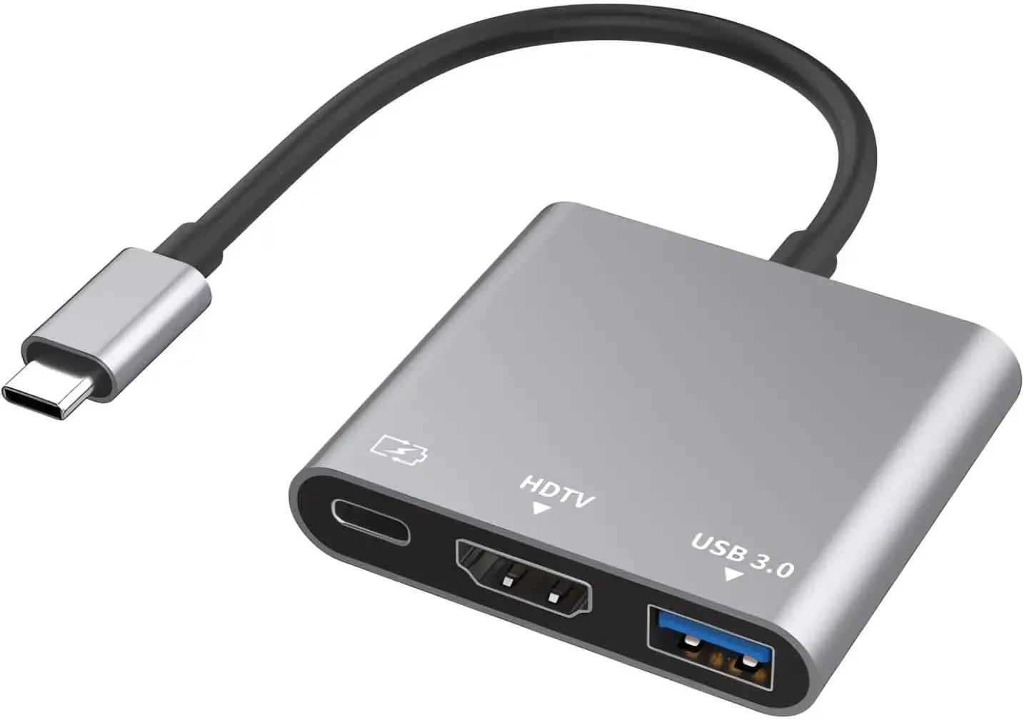USB C Hub,USB-c Digital av Multiport Adapter with 4K HDTV Output/USB-C Fasting Charging Port&USB 3.0 Port Compatible
USB C Hub,USB-c Digital av Multiport Adapter with 4K HDTV Output/USB-C Fasting Charging Port&USB 3.0 Port Compatible