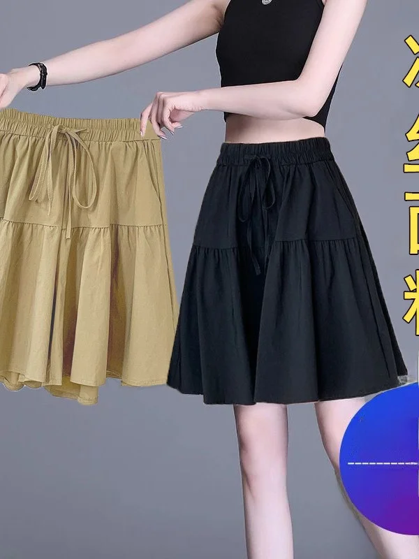 Ice Silk Shorts Women's Summer Thin Fashion Five-Part High Waist Wide Leg Casual Mid-Length Pants High Waist Pocket Design
Ice Silk Shorts Women's Summer Thin Fashion Five-Part High Waist Wide Leg Casual Mid-Length Pants High Waist Pocket Design