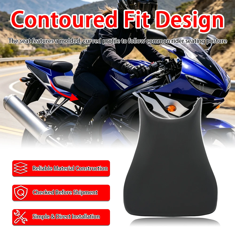 Fit For Yamaha YZF R6 2003 - 2005 YZF R6S 2006 - 2009 Motorcycle Black PU Front Rider Seat Saddle Pad Direct Mount Seat Cushion
Fit For Yamaha YZF R6 2003 - 2005 YZF R6S 2006 - 2009 Motorcycle Black PU Front Rider Seat Saddle Pad Direct Mount Seat Cushion