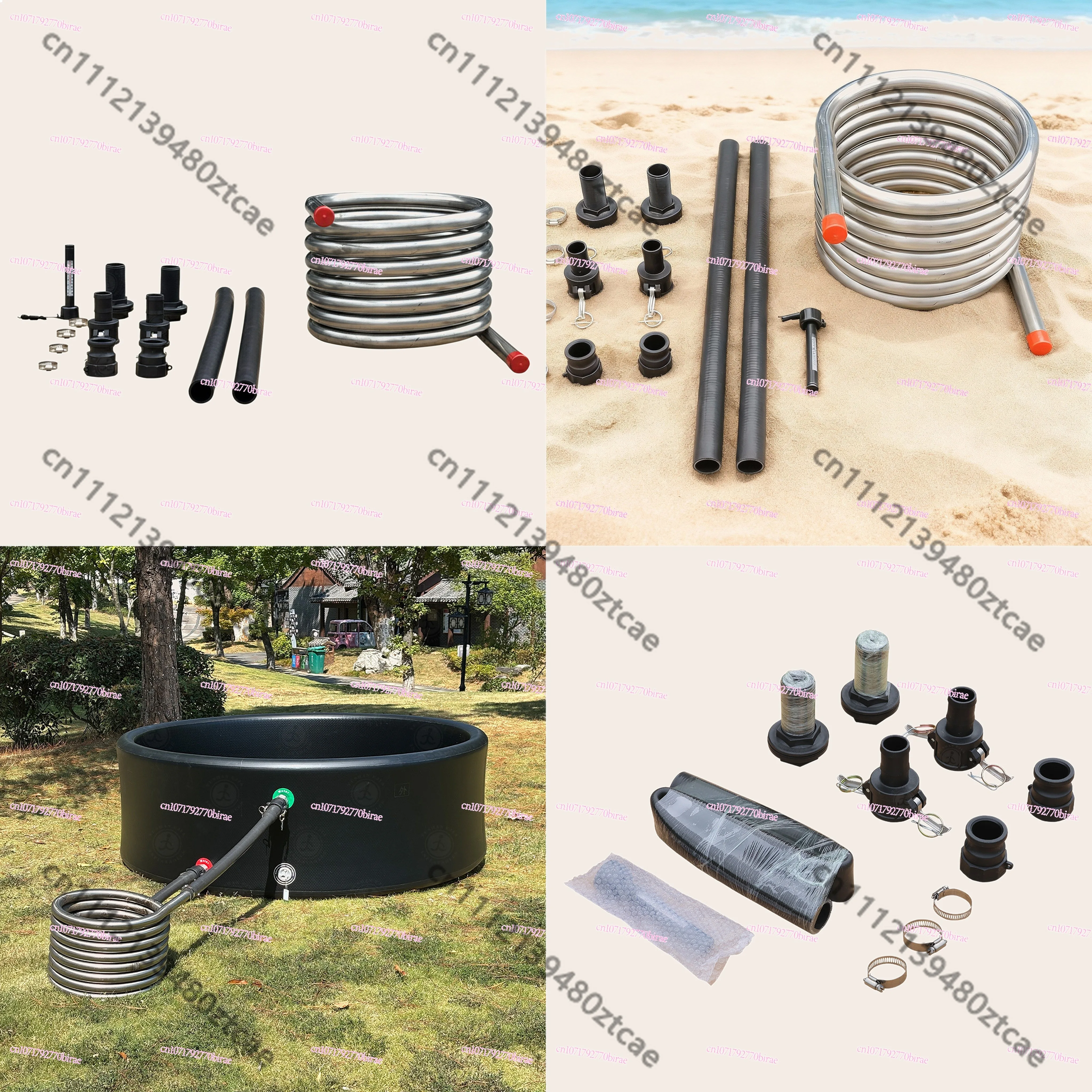 Stainless Steel Coil Heating Kit for Wood Fired Hot Tubs with Durable Hose
Stainless Steel Coil Heating Kit for Wood Fired Hot Tubs with Durable Hose