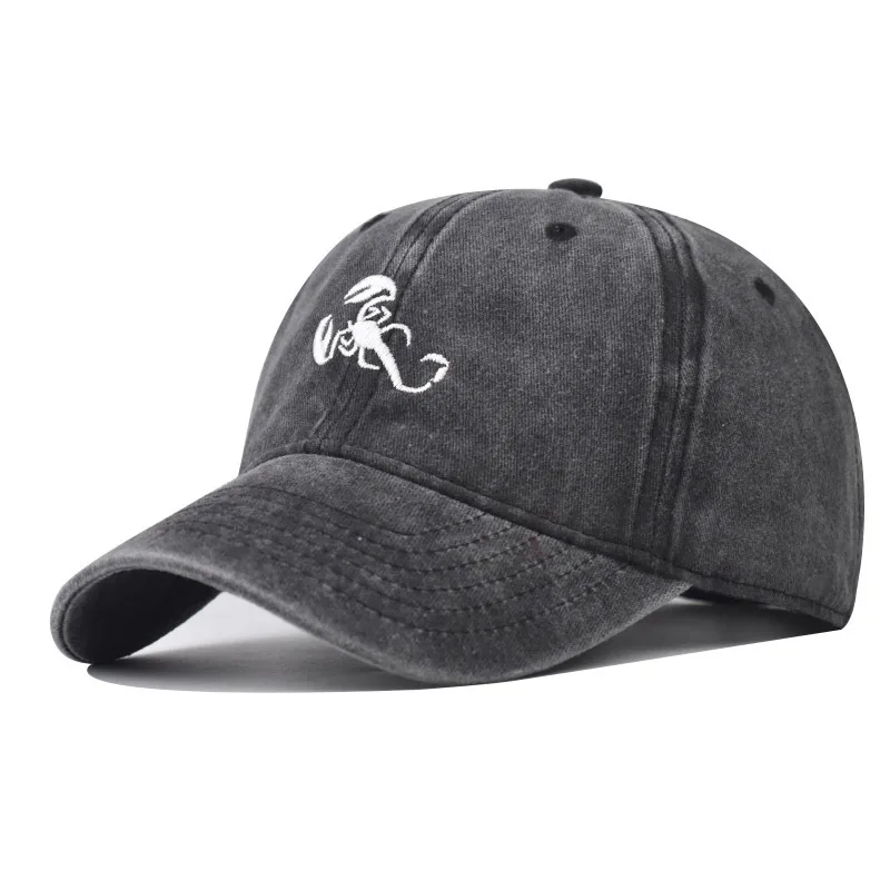 Washed Vintage Scorpion Embroidered Baseball Unisex Denim Simple Distressed Dad Hat
Washed Vintage Scorpion Embroidered Baseball Unisex Denim Simple Distressed Dad Hat