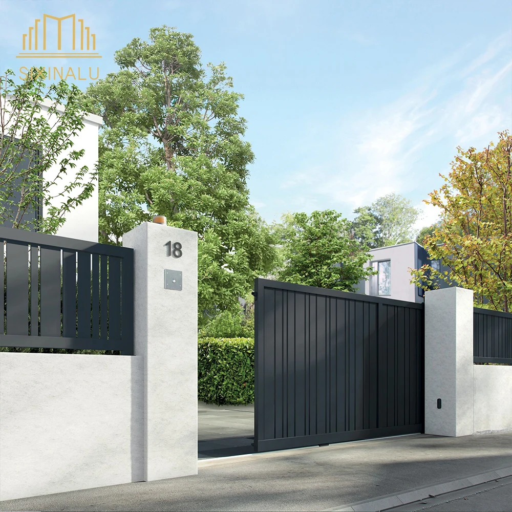 SIXINALU Aluminum Gates Casement Door Sliding Main Garden Fence Entrance Exterior Patio Back Side Doors Home Custom Panel
SIXINALU Aluminum Gates Casement Door Sliding Main Garden Fence Entrance Exterior Patio Back Side Doors Home Custom Panel