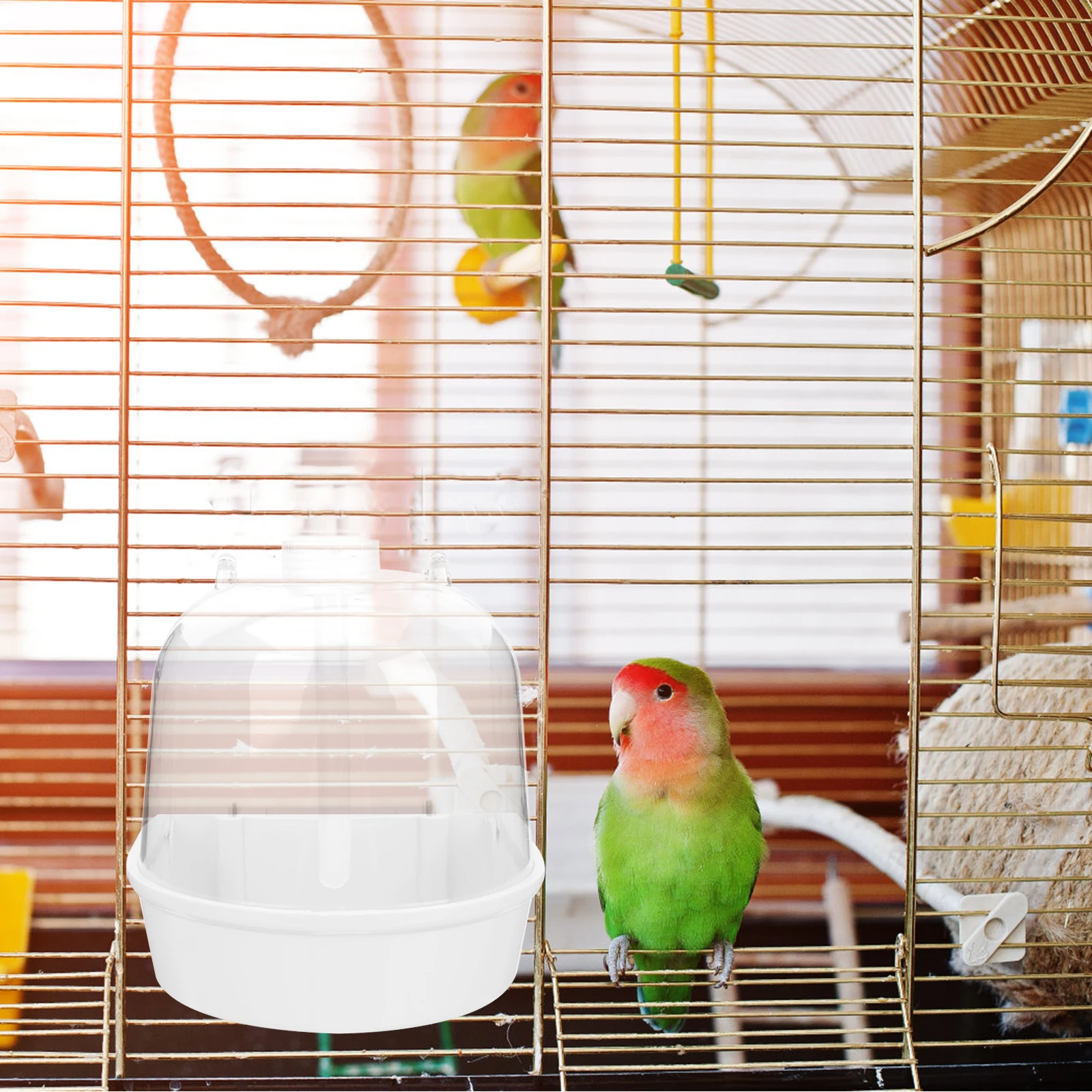 Pet Bath Tub White Arc Plane Universal Parrot Bird Bath Box Shower Cube Accessories Cage Water Bathing Container Vitamin Supply
Pet Bath Tub White Arc Plane Universal Parrot Bird Bath Box Shower Cube Accessories Cage Water Bathing Container Vitamin Supply