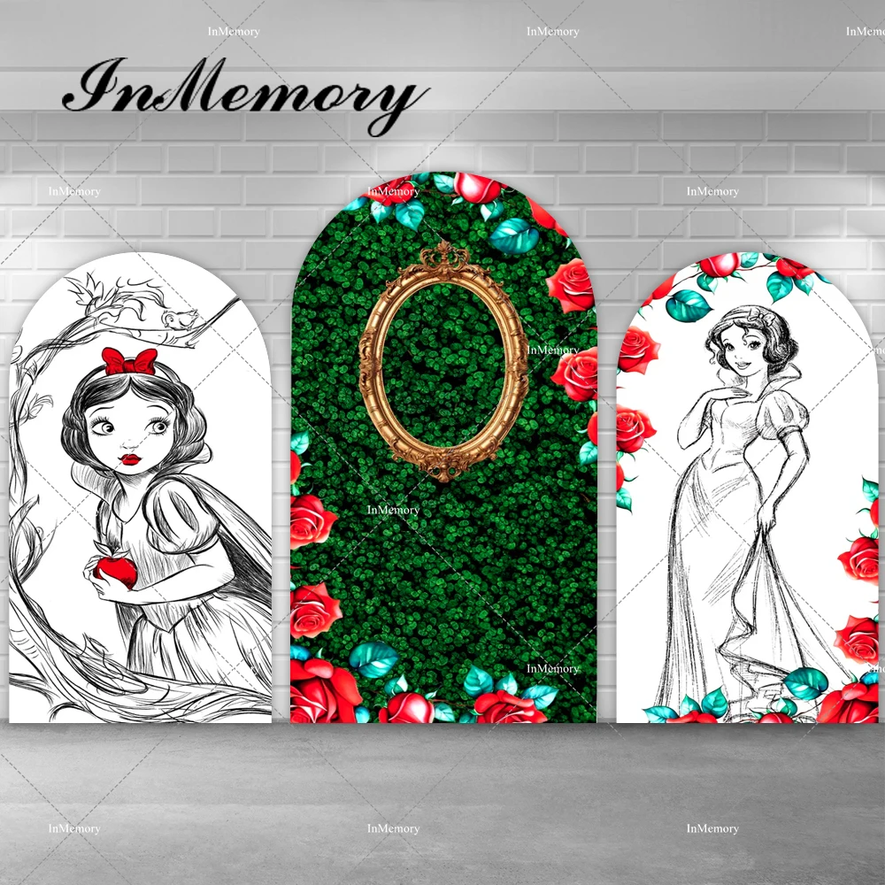 Princess Girls Snow White Theme Baby Shower Birthday Party Arched Cover Backdrop Floral Green Grass Wall Newborn Backgrounds
Princess Girls Snow White Theme Baby Shower Birthday Party Arched Cover Backdrop Floral Green Grass Wall Newborn Backgrounds