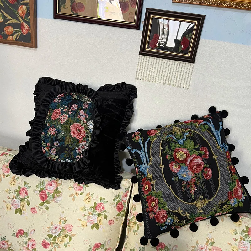 Романтическая винтажная подушка для поясницы с вышивкой в виде роз, высококачественная декоративная подушка в европейском стиле, мягкая декоративная подушка для создания атмосферы
Романтическая винтажная подушка для поясницы с вышивкой в виде роз, высококачественная декоративная подушка в европейском стиле, мягкая декоративная подушка для создания атмосферы
