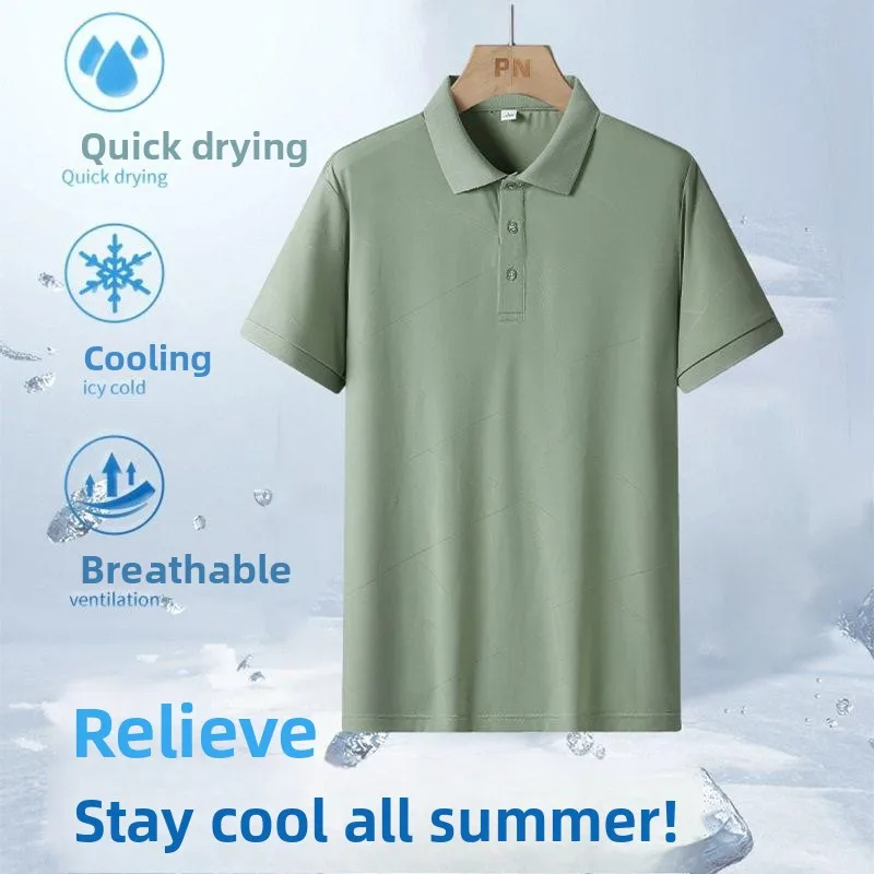 Youthful Ice Silk Shirt Short Sleeve Business Casual Fashionable Dad Clothes Turn-down Collar Summer New Style Nylon Fabric
Youthful Ice Silk Shirt Short Sleeve Business Casual Fashionable Dad Clothes Turn-down Collar Summer New Style Nylon Fabric