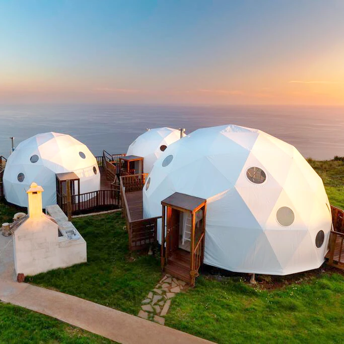 Современная роскошная купольная палатка для Airbnb, водонепроницаемая, из прозрачной ПВХ-ткани, с алюминиевыми опорами, 6 м, с тентом, для отдыха на природе в курортном стиле
Современная роскошная купольная палатка для Airbnb, водонепроницаемая, из прозрачной ПВХ-ткани, с алюминиевыми опорами, 6 м, с тентом, для отдыха на природе в курортном стиле
