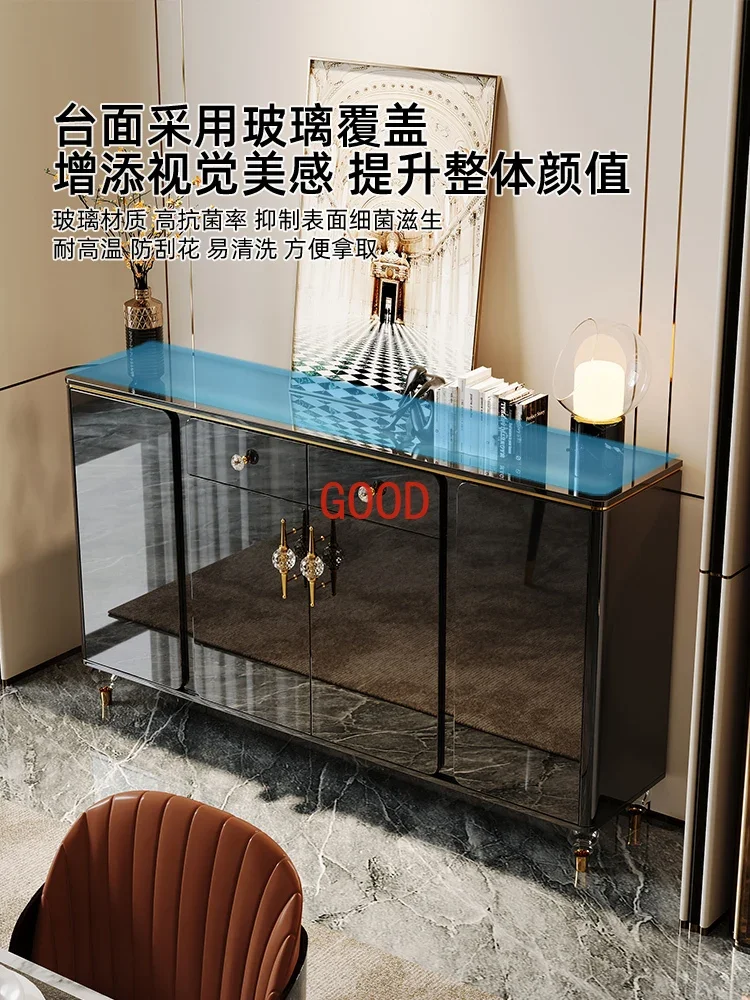 Italian light luxury minimalist dining side cabinet living room modern simple tea cabinet integrated
Italian light luxury minimalist dining side cabinet living room modern simple tea cabinet integrated