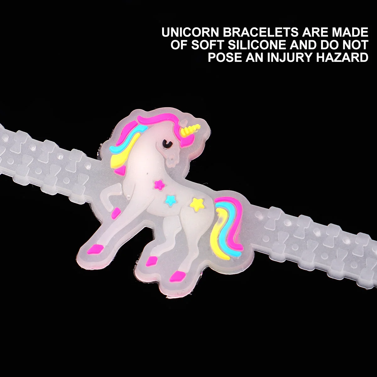 12 Pcs Glow Flash Unicorn Bracelets Luminous Sticks Night Light Silicone Wristb s Children Party Toys Cartoon Bangle
12 Pcs Glow Flash Unicorn Bracelets Luminous Sticks Night Light Silicone Wristb s Children Party Toys Cartoon Bangle