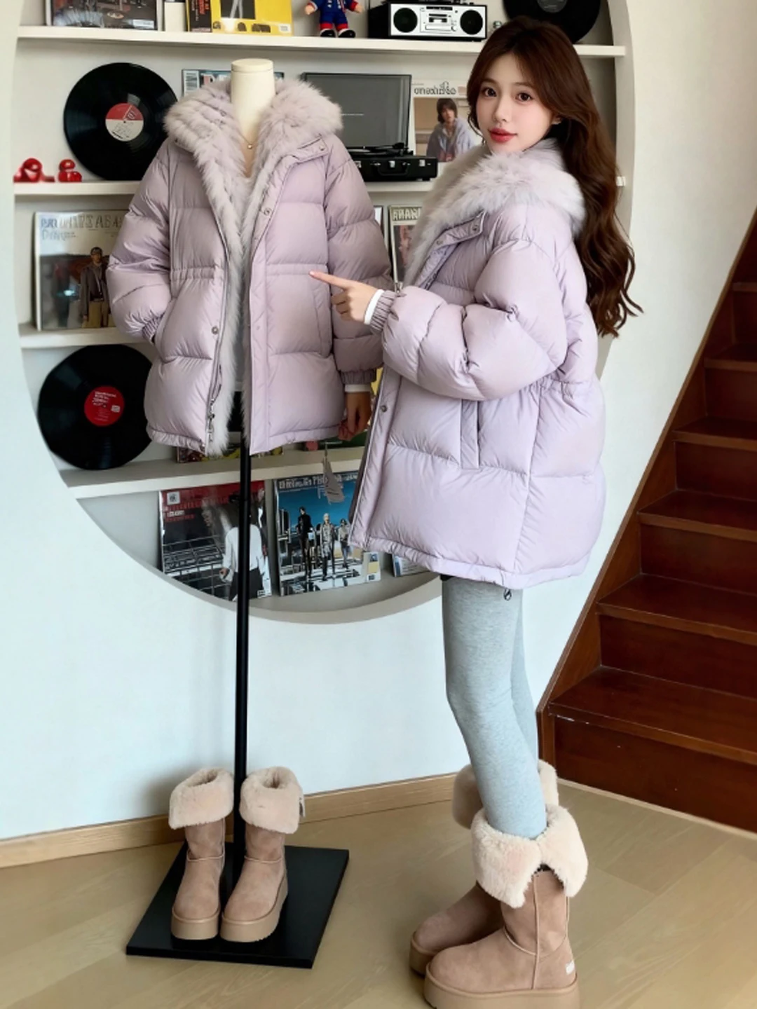 Trendy Loose Cotton Jaet Gentle Sle Unique Attractive Spring Outerwear Korean Version Faionable Small Cotton Coat
Trendy Loose Cotton Jaet Gentle Sle Unique Attractive Spring Outerwear Korean Version Faionable Small Cotton Coat