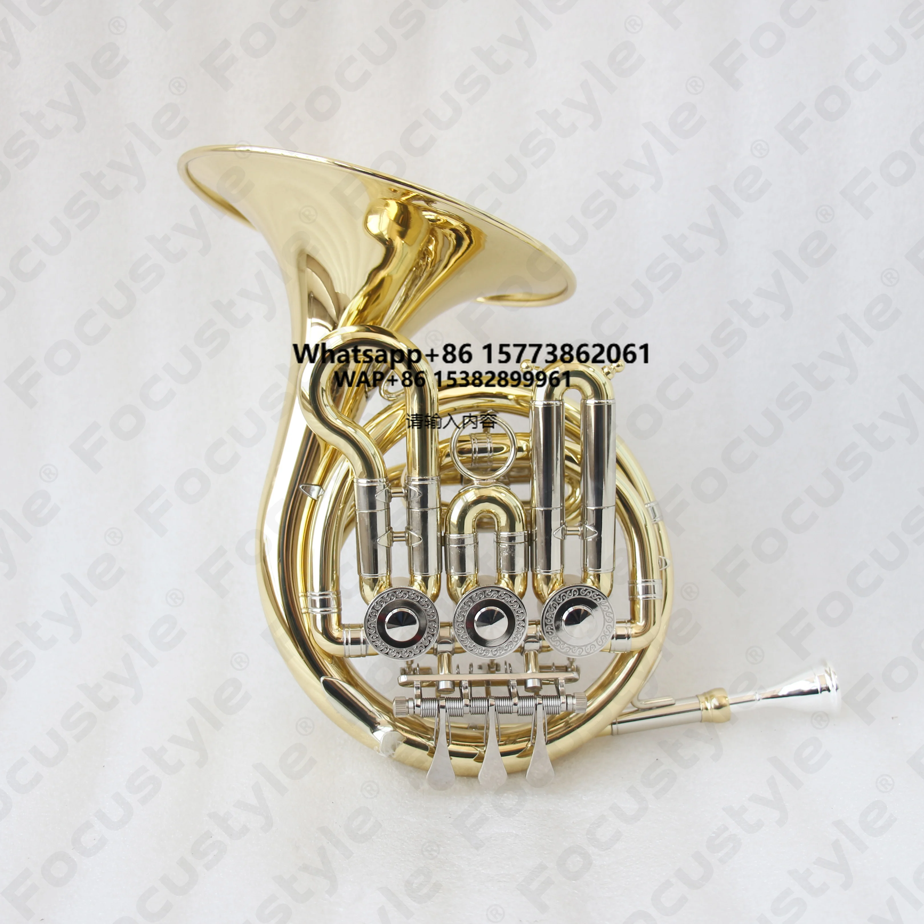 High-End High F Key Mini French Horn Special Piccolo Trumpet
High-End High F Key Mini French Horn Special Piccolo Trumpet