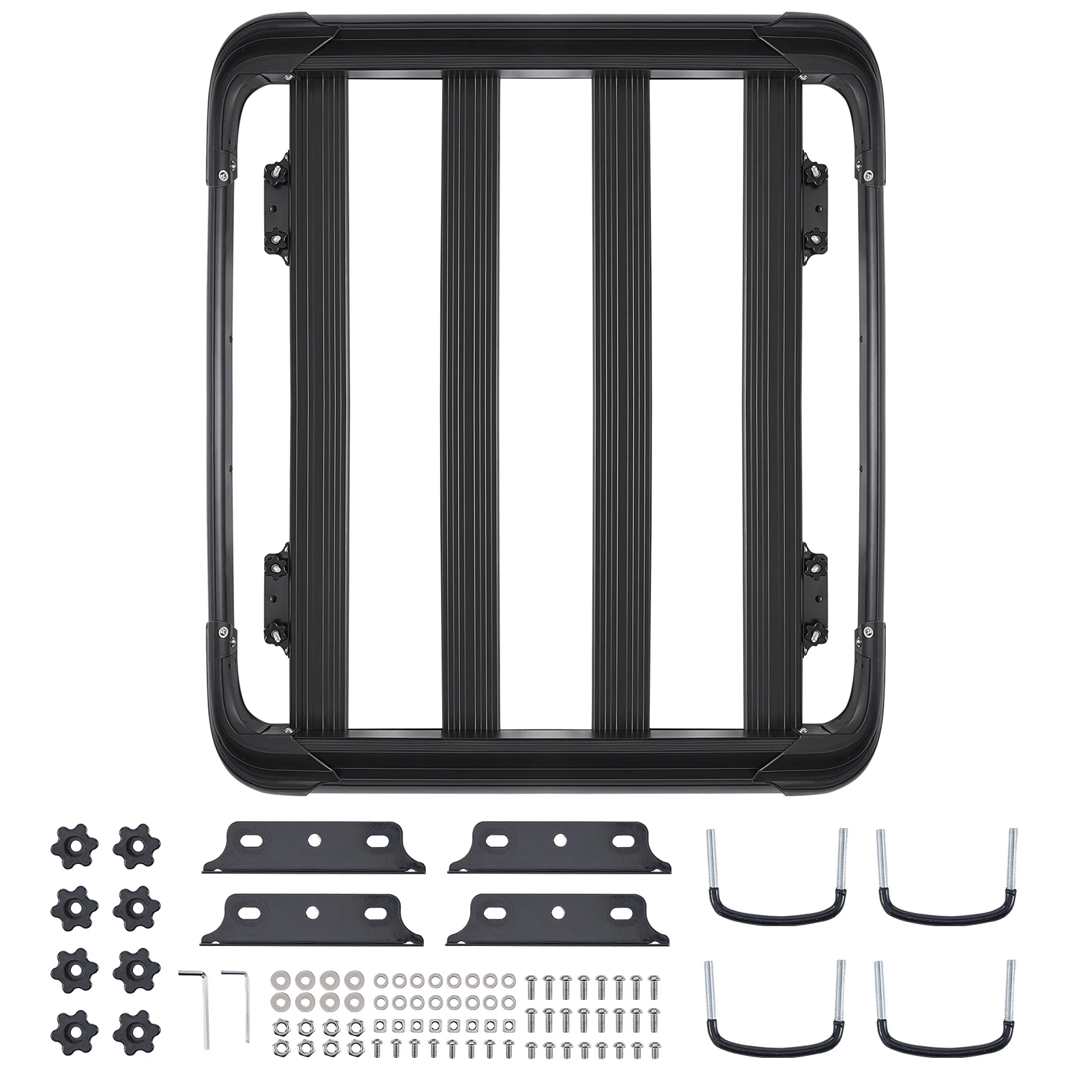 VEVOR Roof Rack Cargo Carrier 48x40x5.6“ Universal Rooftop Cargo Basket Car Top Luggage Holder Anti-Rust Alloy Steel for SUV Car
VEVOR Roof Rack Cargo Carrier 48x40x5.6“ Universal Rooftop Cargo Basket Car Top Luggage Holder Anti-Rust Alloy Steel for SUV Car
