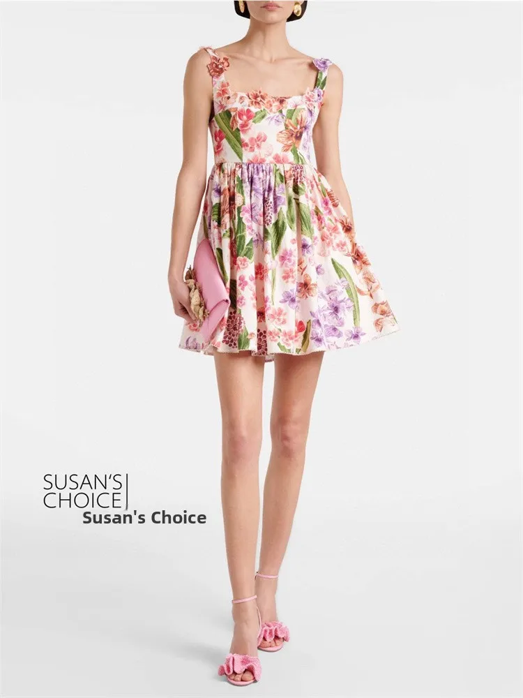 Хлопковая юбка А-силуэта Susan Cotton Sweet Sle с вышивкой и принтом под масляную живопись, летняя, для отпуска
Хлопковая юбка А-силуэта Susan Cotton Sweet Sle с вышивкой и принтом под масляную живопись, летняя, для отпуска