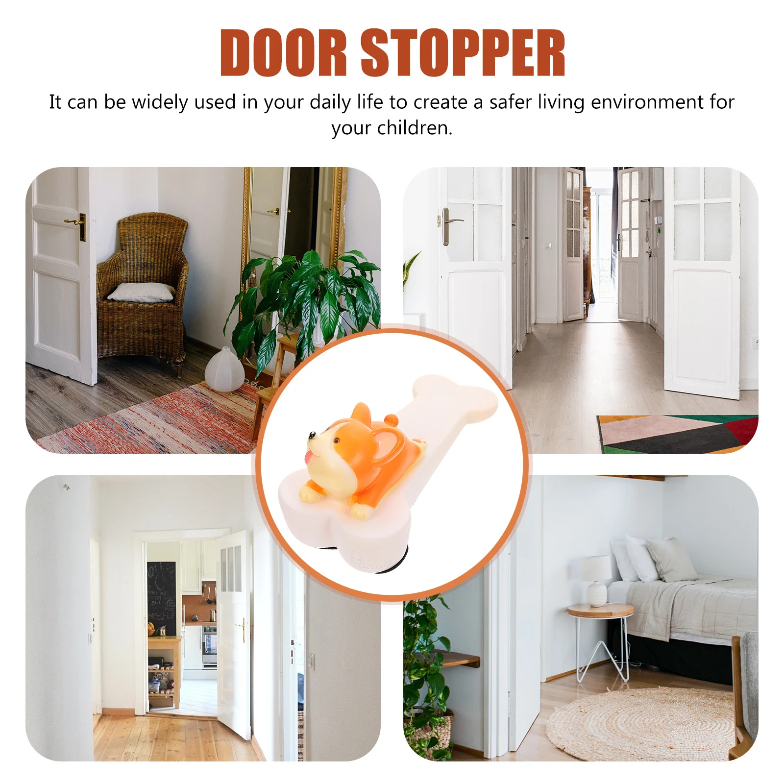 Kids Door Stop Adorn Cartoon Animals Anti-Slip Security Door Wedge Anti-Collision Doorstop Safety Protector for Children
Kids Door Stop Adorn Cartoon Animals Anti-Slip Security Door Wedge Anti-Collision Doorstop Safety Protector for Children