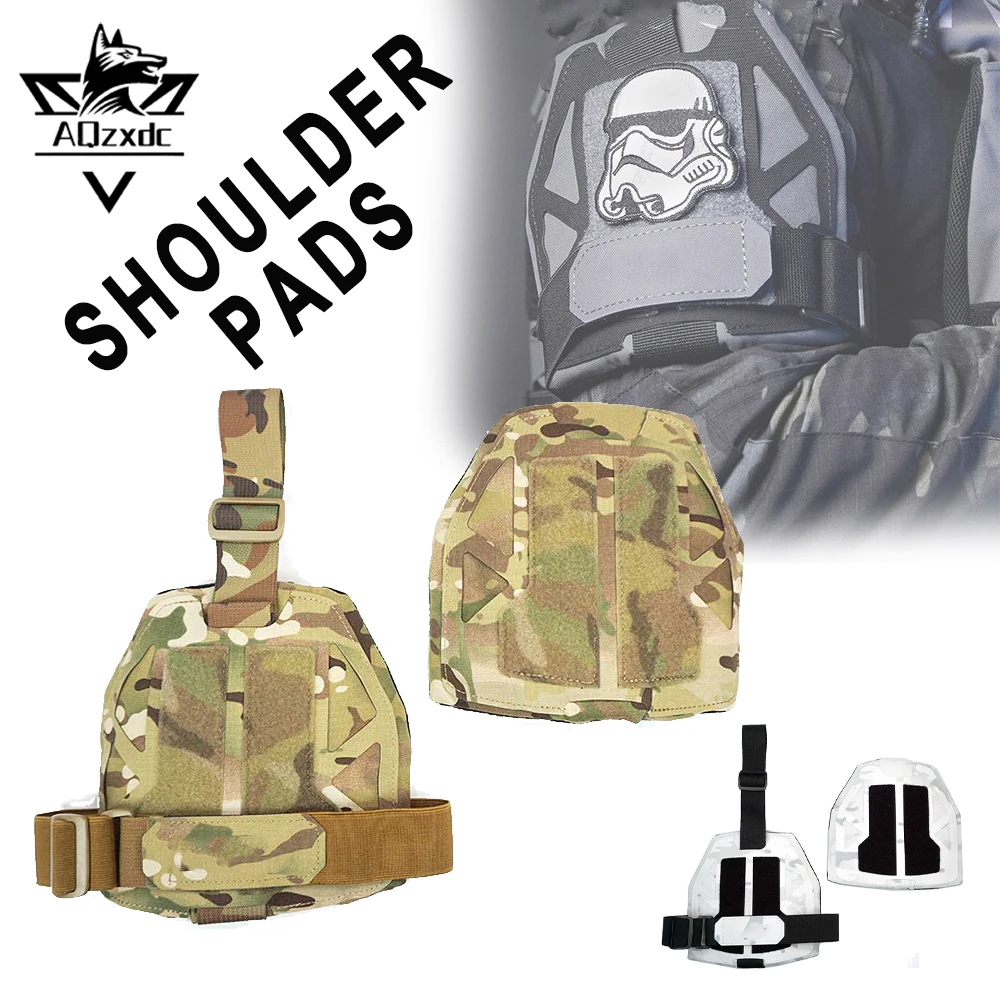 Tactical Universal Shoulder Pads Shoulder Armor Molle Hunting Equipment Vest Shoulder Protector for CS Field Hunting Shooting
Tactical Universal Shoulder Pads Shoulder Armor Molle Hunting Equipment Vest Shoulder Protector for CS Field Hunting Shooting