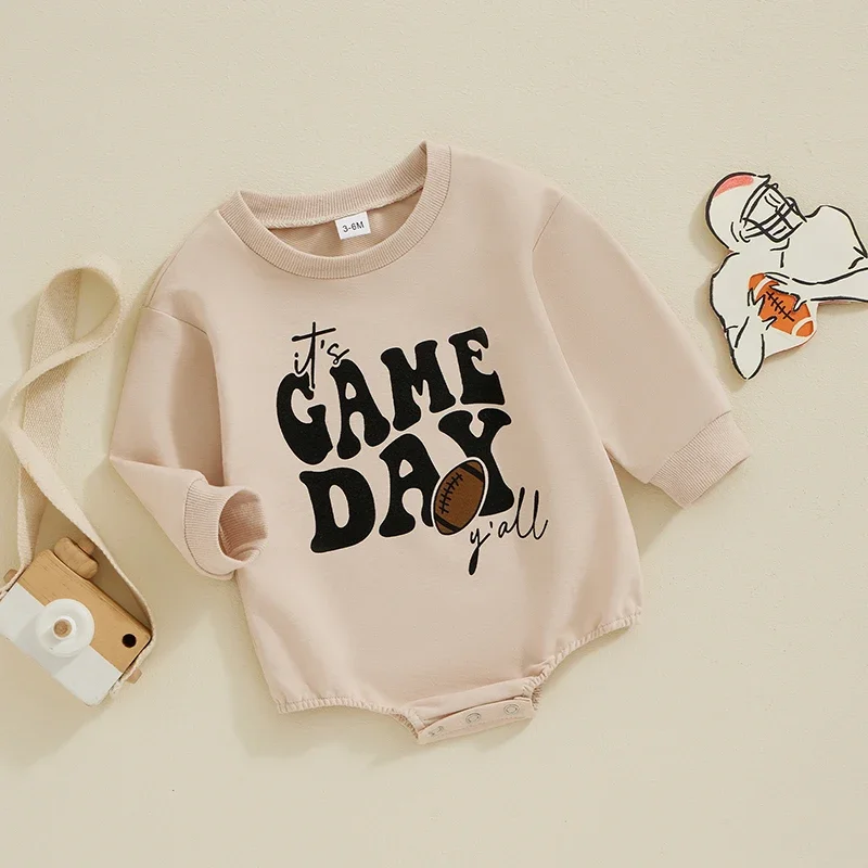 Autumn Baby Boy Loose Sweatshirt Romper Long Sleeve Crew Neck Letters Print Bodysuit Clothes 2024
Autumn Baby Boy Loose Sweatshirt Romper Long Sleeve Crew Neck Letters Print Bodysuit Clothes 2024