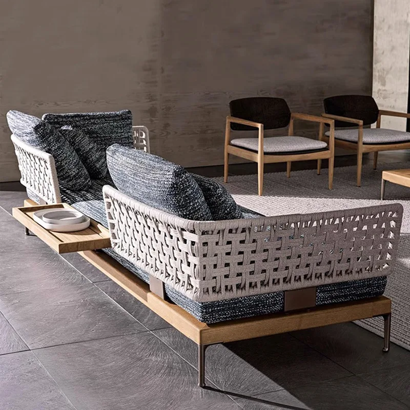 Outdoor sofa courtyard rattan waterproof fabric coffee table combination minimalist log wind
Outdoor sofa courtyard rattan waterproof fabric coffee table combination minimalist log wind