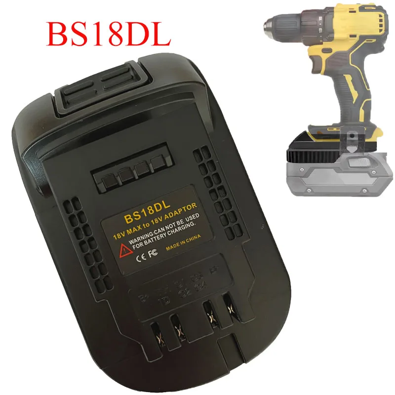 Battery Converter Adapter for Bosch 18V Lithium Batteries BS18DL Battery Adapter for Dewalt 18V/20V Li-ion Cordless Power Tools
Battery Converter Adapter for Bosch 18V Lithium Batteries BS18DL Battery Adapter for Dewalt 18V/20V Li-ion Cordless Power Tools