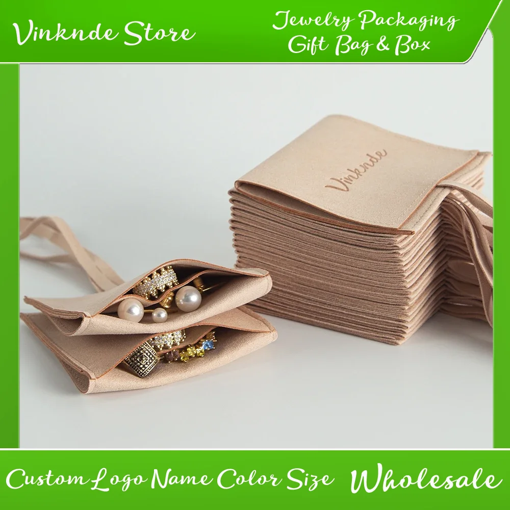 Peach Microfiber Jewelry Bags Suede Velvet Small Envelope Bag with compartment Personalized Logo Wedding Favors Gift Party Sack
Peach Microfiber Jewelry Bags Suede Velvet Small Envelope Bag with compartment Personalized Logo Wedding Favors Gift Party Sack