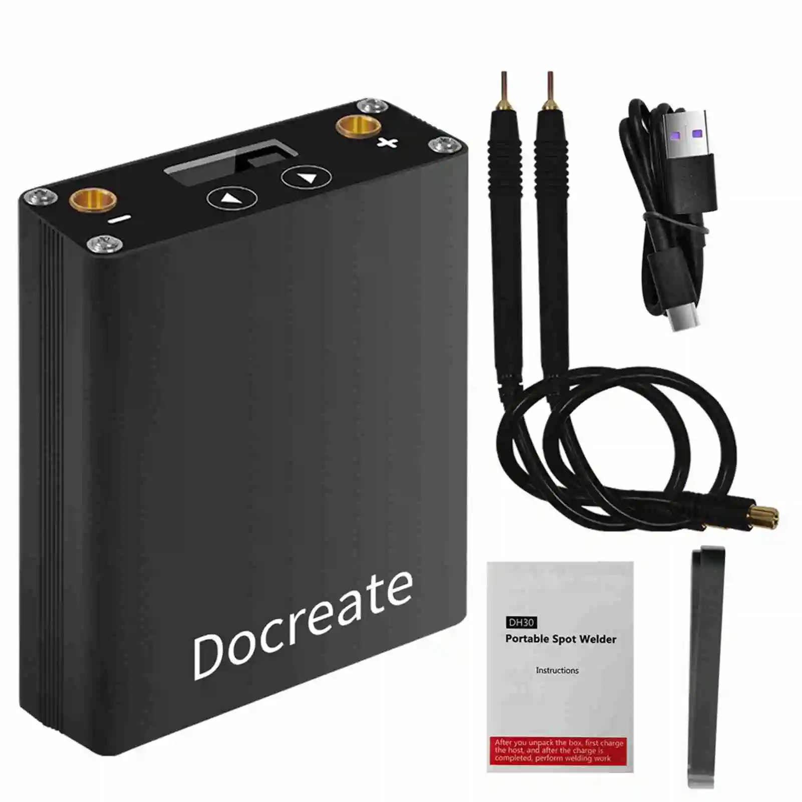 Mini Spot Welding Machine 30 Gears Power Adjustment 5500mAh Handheld Portable Spot Welder with OLED Display Spots Welding Device
Mini Spot Welding Machine 30 Gears Power Adjustment 5500mAh Handheld Portable Spot Welder with OLED Display Spots Welding Device