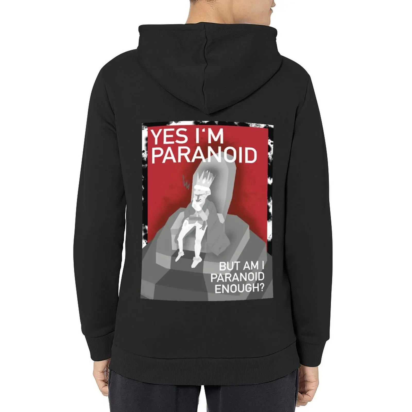 The Paranoid King Hoodie japanese style mens clothing male clothes autumn new products oversized hoodie
The Paranoid King Hoodie japanese style mens clothing male clothes autumn new products oversized hoodie