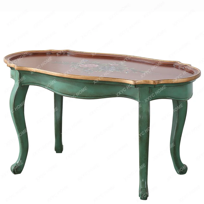 LMediterranean Oval Coffee Table CasualCountry Vintage Painted Coffee Table
LMediterranean Oval Coffee Table CasualCountry Vintage Painted Coffee Table