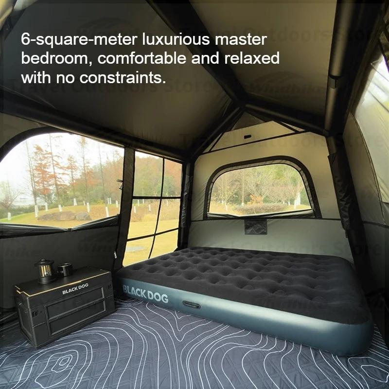 BLACKDOG Inflatable Tent Quick-Release Roof Automatic Tent With Extended Canopy Hut Portable Folding Outdoor Camping Overnight
BLACKDOG Inflatable Tent Quick-Release Roof Automatic Tent With Extended Canopy Hut Portable Folding Outdoor Camping Overnight