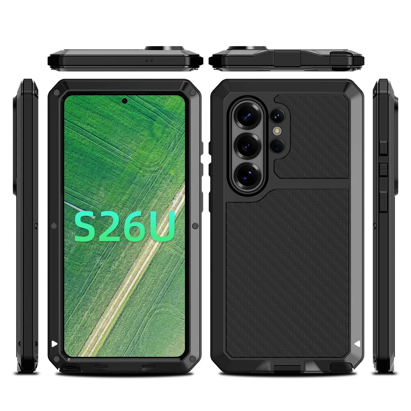 Heavy Duty Doom Tank Shockproof Metal Case For Samsung Galaxy S26 Ultra Plus Duty Dual Armor Aluminum Cover
Heavy Duty Doom Tank Shockproof Metal Case For Samsung Galaxy S26 Ultra Plus Duty Dual Armor Aluminum Cover