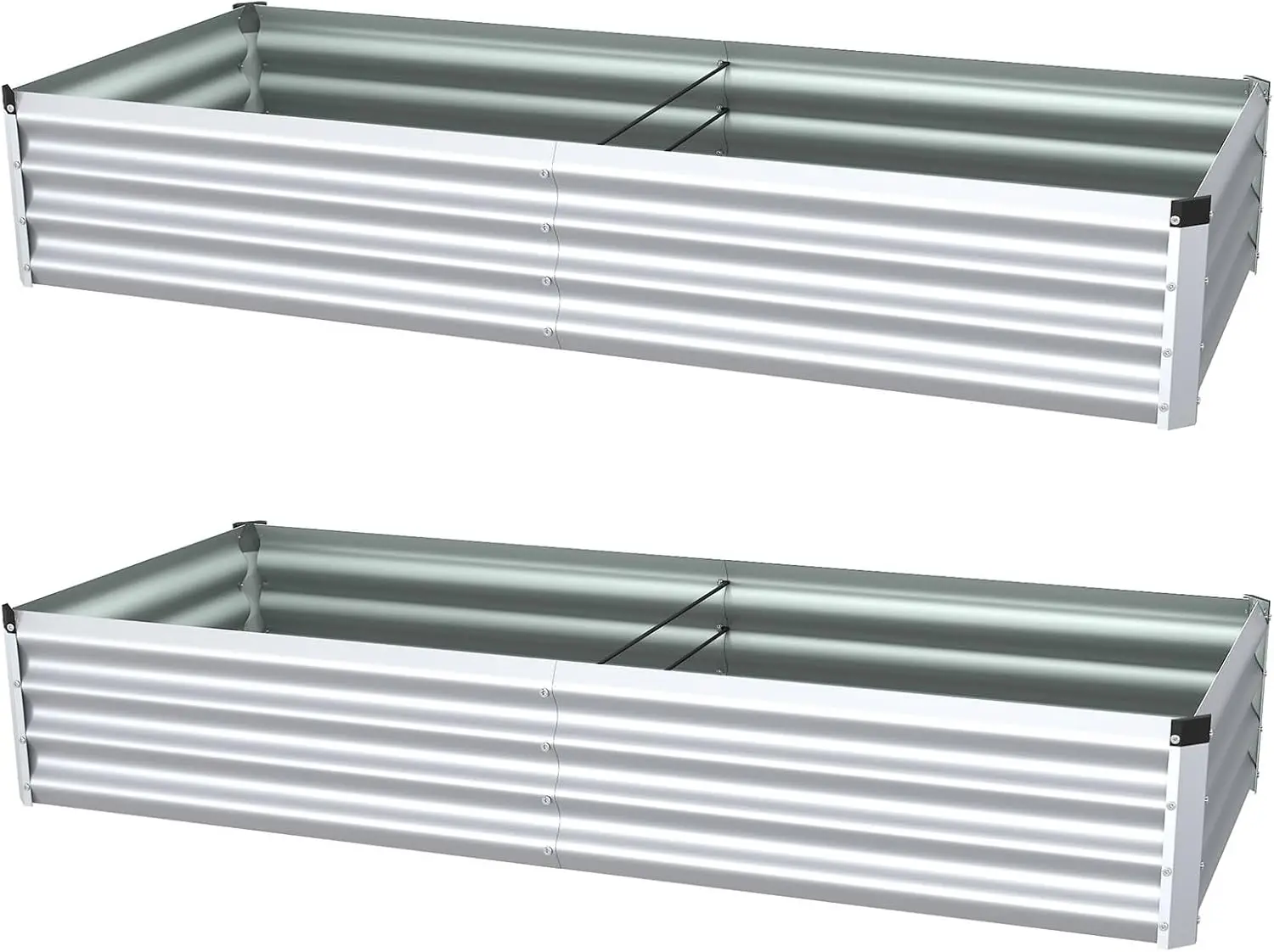 6x2x1 Ft 2Packs Metal Raised Garden Bed, Rectangular Outdoor, Garden Bed Planter Box for Vegetables, Flowers and Herbs,
6x2x1 Ft 2Packs Metal Raised Garden Bed, Rectangular Outdoor, Garden Bed Planter Box for Vegetables, Flowers and Herbs,