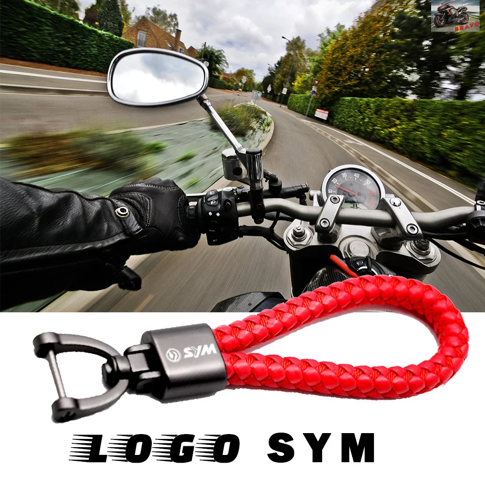 For SYM JOYMAX 125 250 300 Hand Woven Keychain Accessories Custom Logo Leather Metal Keyring Parts
For SYM JOYMAX 125 250 300 Hand Woven Keychain Accessories Custom Logo Leather Metal Keyring Parts