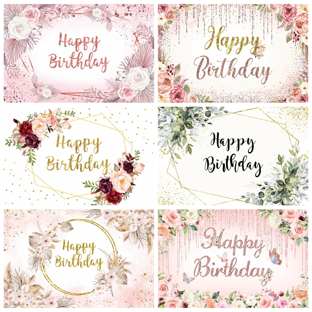 Flowers Happy Birthday Background Rose Gold Glitter Balloon Party Decor Family Portrait Photography Backdrop Birthday Decor
Flowers Happy Birthday Background Rose Gold Glitter Balloon Party Decor Family Portrait Photography Backdrop Birthday Decor