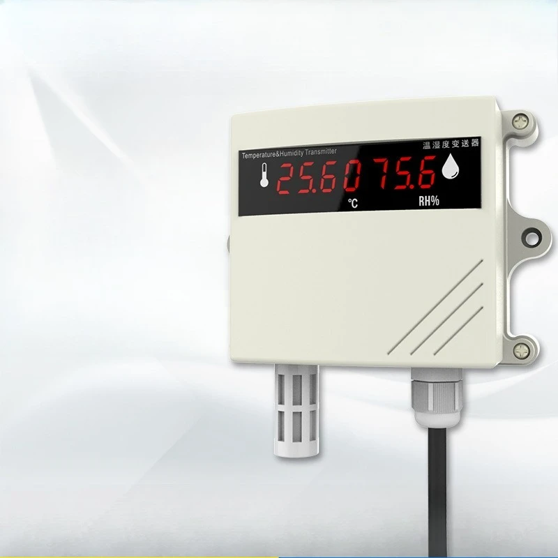 Wall-mounted temperature and humidity sensor with display, temperature and humidity transmitter
Wall-mounted temperature and humidity sensor with display, temperature and humidity transmitter