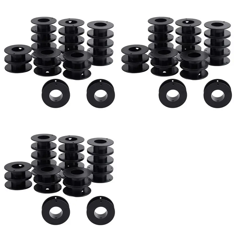 【THANKSGIVING DAY】60Pcs Empty Spools, 2.1X0.7 Inch Plastic Thread Spools Ribbon Spools Black Craft Spools Wire Spool Weaving Bob
【THANKSGIVING DAY】60Pcs Empty Spools, 2.1X0.7 Inch Plastic Thread Spools Ribbon Spools Black Craft Spools Wire Spool Weaving Bob