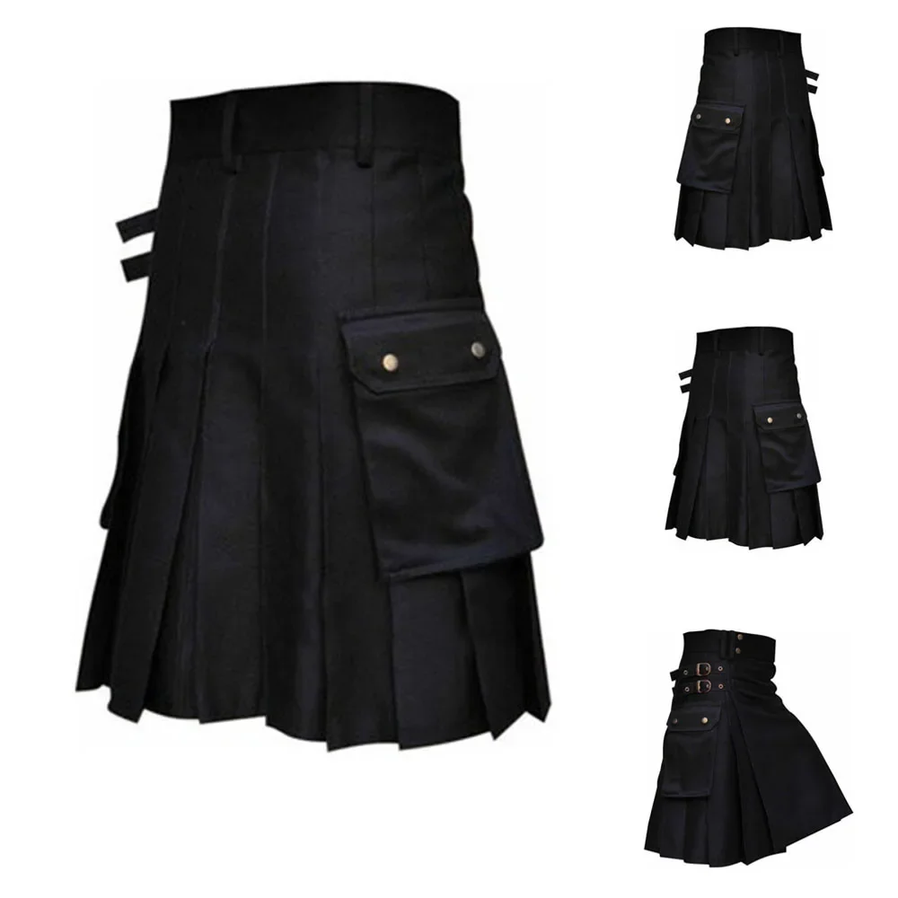Retro Mens Scottish Kilt Deluxe Tartan Goth Outdoor Utility Kilts Highland Skirt Men Scotland Kilt 2 Sides Split Beach Clothing
Retro Mens Scottish Kilt Deluxe Tartan Goth Outdoor Utility Kilts Highland Skirt Men Scotland Kilt 2 Sides Split Beach Clothing