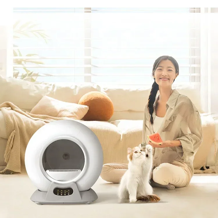 Automatic self cleaning litter basin toilet for cat smart cat toilet litter box
Automatic self cleaning litter basin toilet for cat smart cat toilet litter box