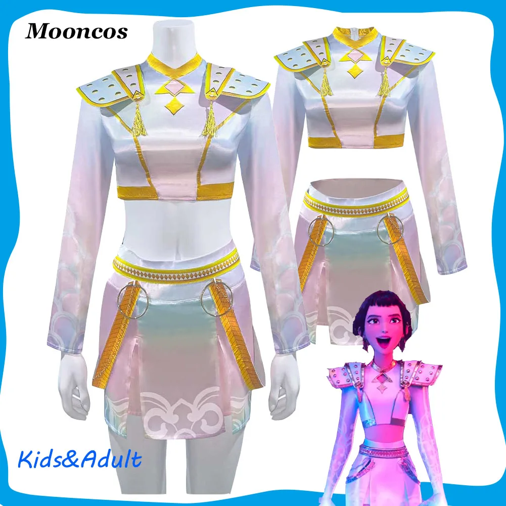 Zoey Kpop Demon Hunter Косплей Детский костюм для взрослых Женская сценическая юбка для девочек Пальто Одежда для ролевых игр Хэллоуин Карнавальный костюм для вечеринки 
Zoey Kpop Demon Hunter Косплей Детский костюм для взрослых Женская сценическая юбка для девочек Пальто Одежда для ролевых игр Хэллоуин Карнавальный костюм для вечеринки