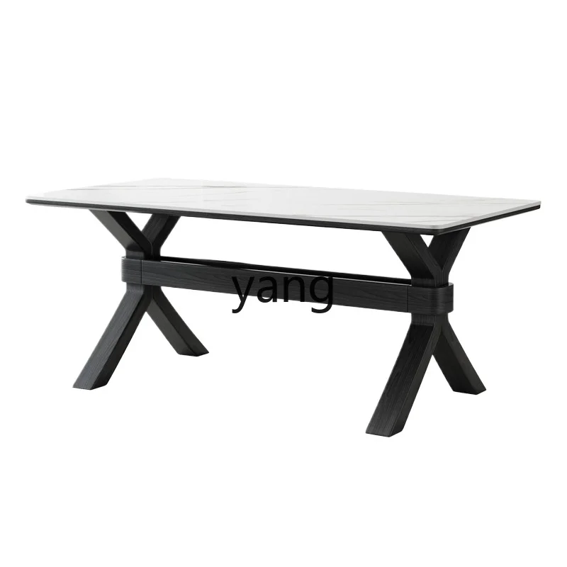 CX solid wood rock slab dining table and chair combination modern simple household small apartment dining table
CX solid wood rock slab dining table and chair combination modern simple household small apartment dining table