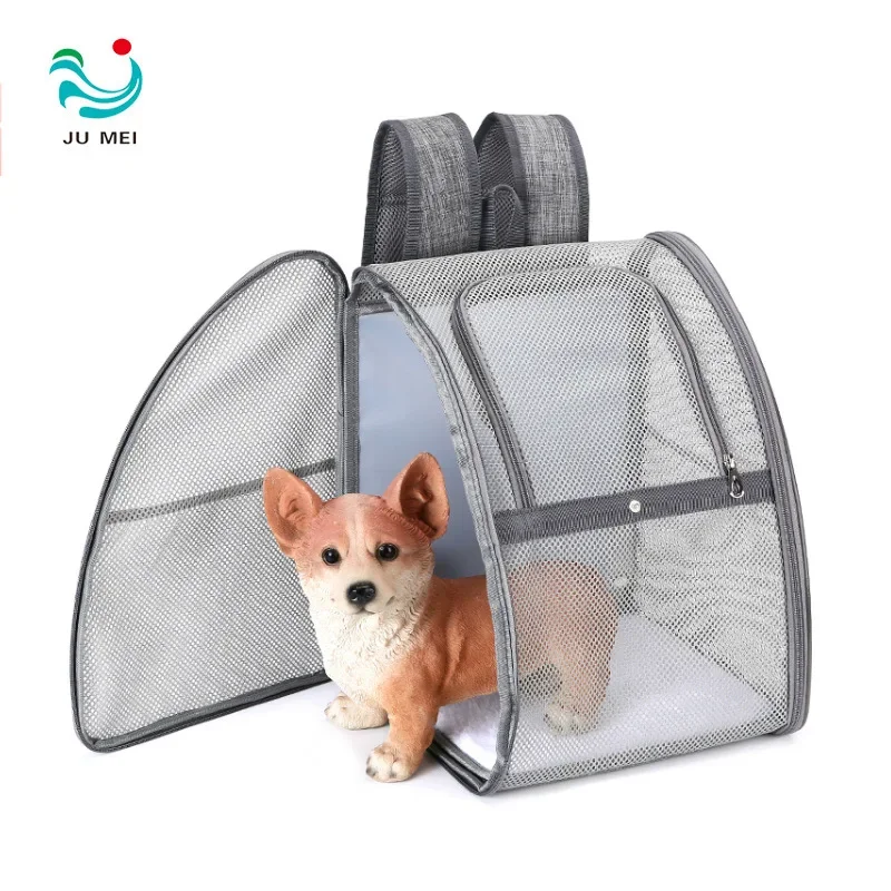 Breathable Pet Cat Carrier Backpack Portable Travel Bag for Cats And Dogs with Anti-Breakaway Belt Three-Door Design
Breathable Pet Cat Carrier Backpack Portable Travel Bag for Cats And Dogs with Anti-Breakaway Belt Three-Door Design