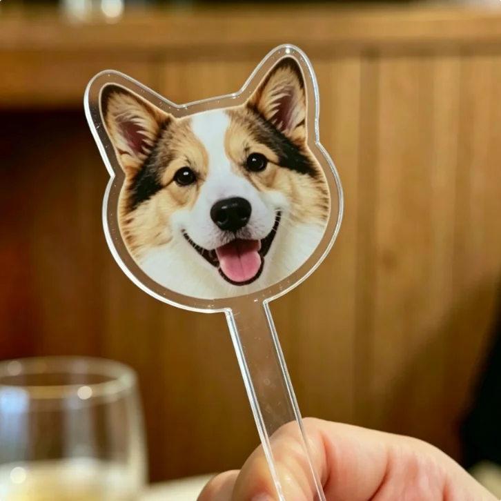 100Pcs Personalized Acrylic Print Pet Drink Sticks, 2-Sided Pets Stir Stick,Custom Party Cocktail Stirrers,Wedding Swizzle 10cm
100Pcs Personalized Acrylic Print Pet Drink Sticks, 2-Sided Pets Stir Stick,Custom Party Cocktail Stirrers,Wedding Swizzle 10cm