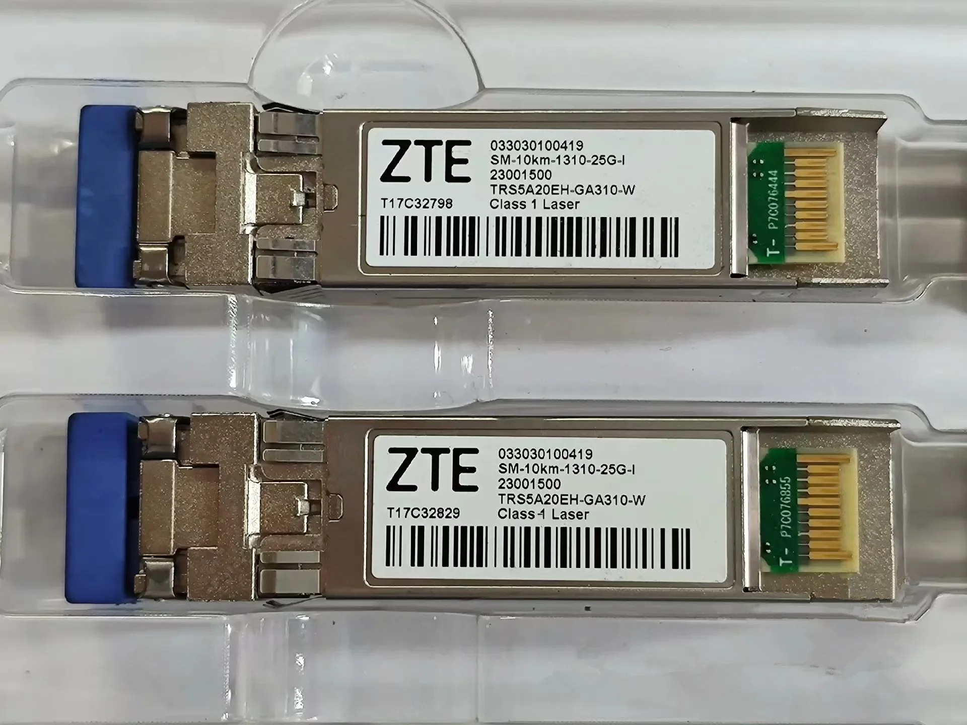 ZTE 25GB 10KM Sfp Fiber Switch Transceiver 033030100419 SM-10KM-1310NM-25G-I
ZTE 25GB 10KM Sfp Fiber Switch Transceiver 033030100419 SM-10KM-1310NM-25G-I